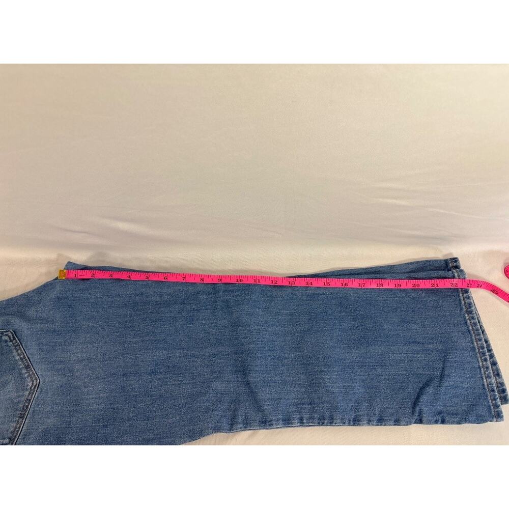 J.Crew Mid-Rise Flare Crop Jeans Light Wash Size 30P Petite Denim - Picture 2 of 5